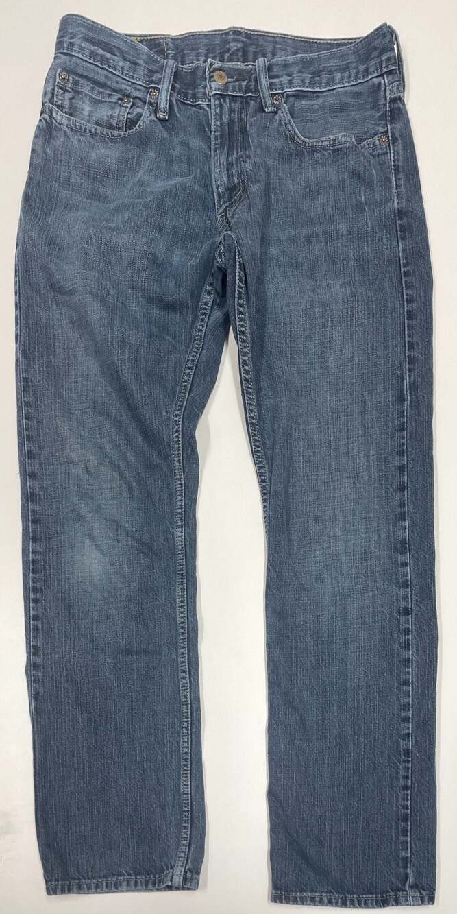 Levi's Mens 514 Straight Fit Blue Denim Jeans 32x32 Medium Wash 100% Cotton Pant